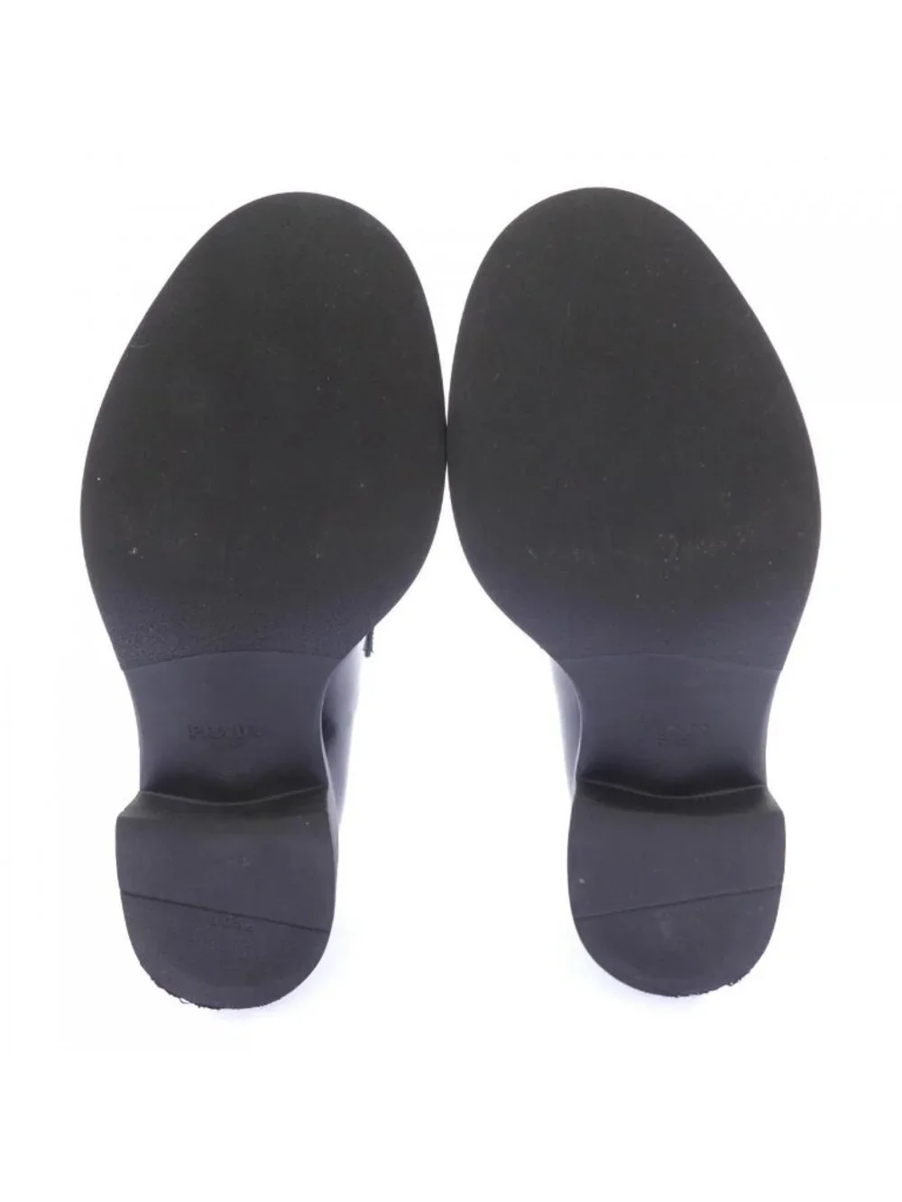 Prada Chocolate Loafers Triangle Logo Shoes